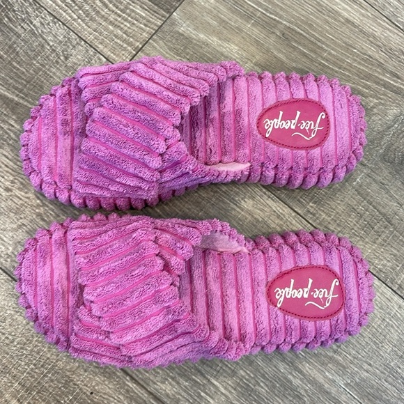 FREE PEOPLE TWO DAYS IN IBIZA SLIDES - ORCHID size 7 - Picture 7 of 7